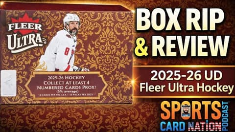 Box Rip and Review: 2025-26 UD Fleer Ultra Hockey