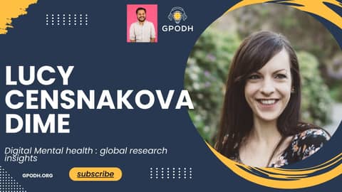 Digital mental health research insights with Lucy Cesnakova from DiME.