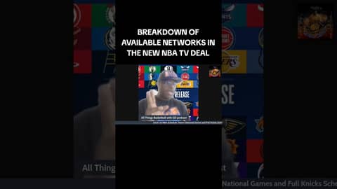 BREAKDOWN OF AVAILABLE NETWORKS IN THE NEW NBA TV DEAL... #nba #basketball #nbaespn #nbaonnbc #ABC