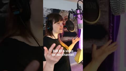 NEEDLES BTS video! Watch the #voiceactor  do their thing while you listen! #audiodrama #podcast