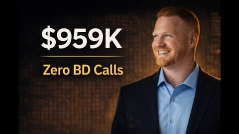 How He Built a Nearly $1M Recruiting Desk Without Cold BD
