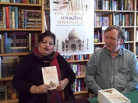 Dr Afshan Hashmi signing her book at Novel Books