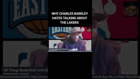 WHY CHARLES BARKLEY HATES TALKING ABOUT THE LAKERS?... #nba #basketball #charlesbarkley #lakers