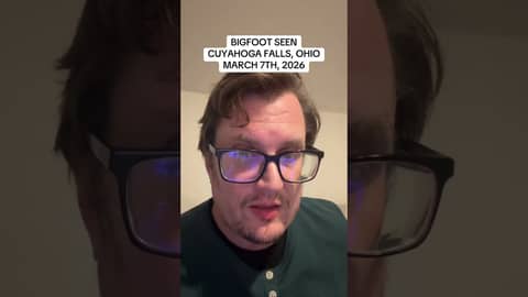 BIGFOOT SEEN / CUYAHOGA FALLS, OHIO / MARCH 7TH, 2026 #bigfoot #fyp #ohio #publishtoall
