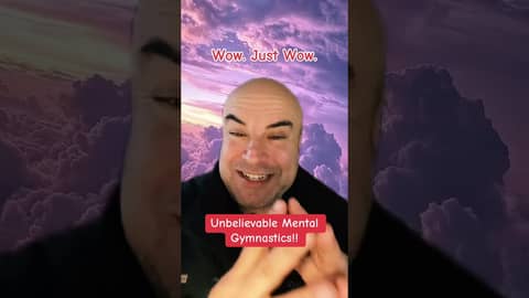 Unbelievable Mental Gymnastics!! #god #naturaldisaster #weather #deconstruction