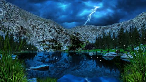 Water White Noise & Distant Thunder for Sleeping Water White Noise & Distant Thunder for Sleeping