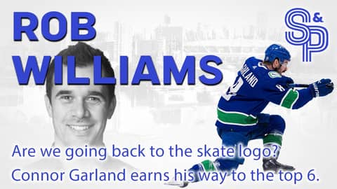 Are the Canucks going back to the skate logo?  Connor Garland earns a top 6 role.