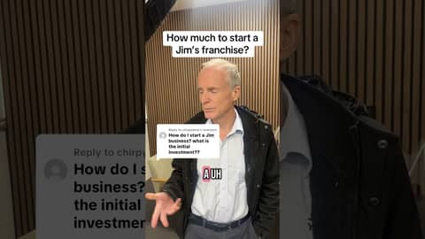 How much to start a Jim’s franchise? #jimsgroup #franchise #franchising #smallbusiness