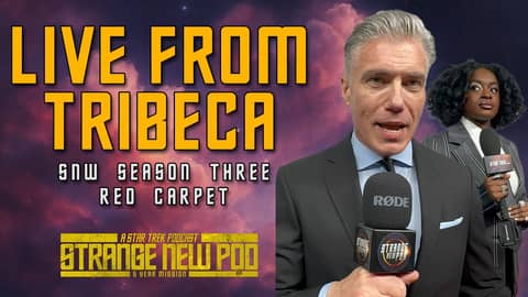 Live From Tribeca | Strange New Worlds Season 3 Red Carpet #interview