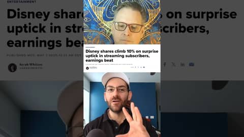 Disney's stock popped 7% after its latest earnings and here's why #disney #earrings