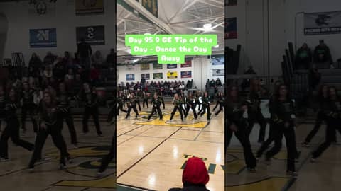 Sometimes you’ve gotta dance the #9thgradeexperience away with the dance team