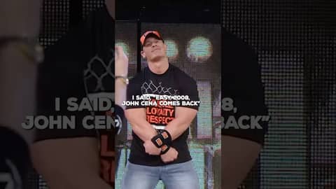 John Cena's Epic Return At The 2008 Rumble