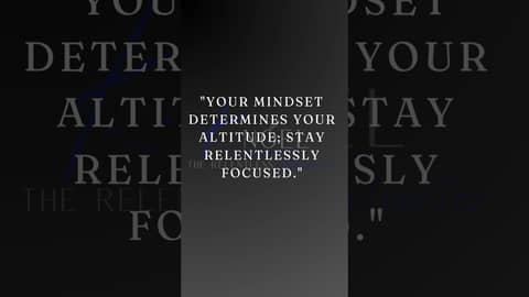 Your mindset sets your limits—think bigger and go higher! 🚀 #GrowthMindset #StayRelentless