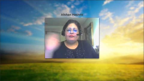 Announcement of a recorded class on weddings of India By Dr Afshan Hashmi