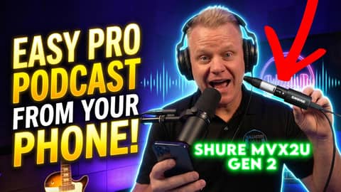 Shure MVX2U Gen 2: The Simplest Way to Use Any XLR Mic with Your Phone