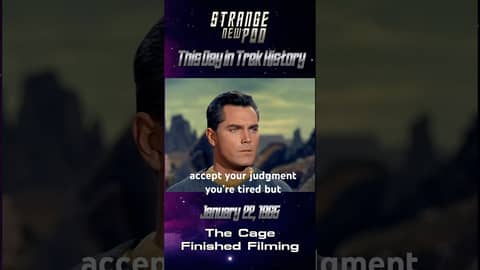 On this day in Trek History, work on “The Cage” was completed. #startrek #startrektos