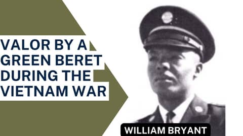 US Army Sfc. William Bryant - Vietnam War Medal of Honor Recipient