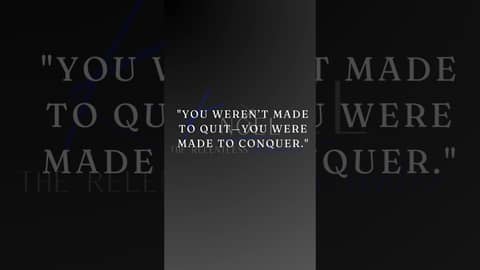 Quitting isn’t in your DNA. Keep pushing—your breakthrough is coming! 🚀🔥 #StayRelentless #KeepGoing