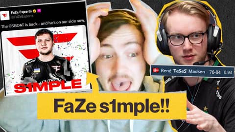 "TeSeS should be cut" FaZe sign s1mple & Vitality keep winning