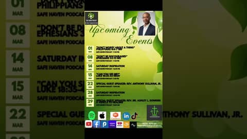 Safe Haven Podcast For The Month Of March 2026