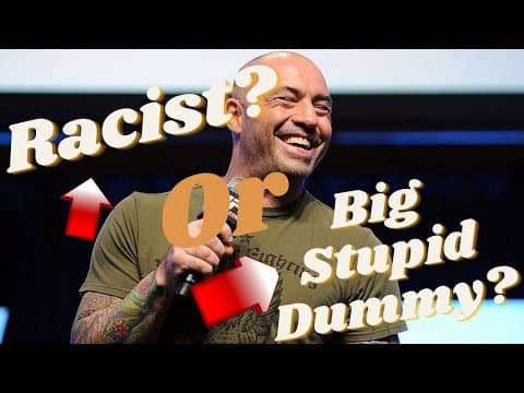 Old White Men SAY:  Is Joe Rogan Racist Or A Big Stupid Dummy? w/urban fantasy author Melissa Sercia