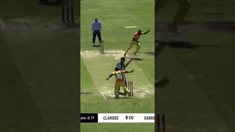 Incredible scenes as Cricket Library Podcast host Matt Ellis calls a hat trick in the Plan B Bash