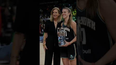 SABRINA CRUSHES THE 3 POINT SHOOTOUT...  #basketball #wnba  #3pointcontest #sabrinaionescu