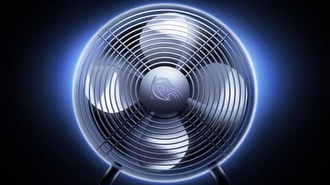 Loud Fan Sounds to Sleep to w/ Black Screen | Sleeping White Noise