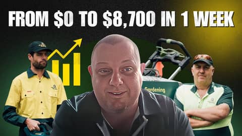 From $0 to $8,700 in One Week - New Jim’s Mowing Franchisee Story