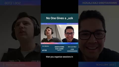 No one gives a  uck #innovatorscanlaugh #founderlife #podcast #startuplife