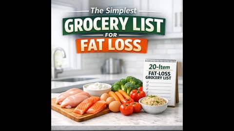 The Simplest Grocery List for Fat Loss