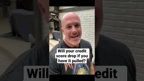 Will your credit score drop if you have your credit pulled? #firstimehomebuyer #mortgageadvice