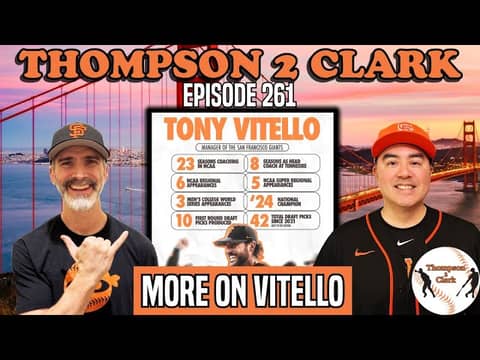 Can Vitello Actually Work? Giants Hire Deep Dive w/ Jarrett Seidler | Thompson 2 Clark