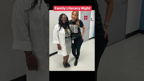 We had a wonderful Family Literacy Night at Millennium 6-12 Collegiate Academy