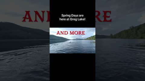 Spring Days at Greg Lake! #localbusinessspotlight #podcast #comedy