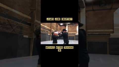 #michaelmyers Training 101. #behindthescenes #halloween #movie