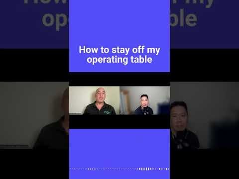 How to stay off my operating table #shorts