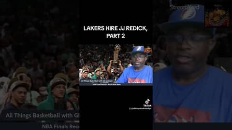 LAKERS HIRE JJ REDICK, PART 2... #nba #basketball #podcast #losangeleslakers #jjredick #headcoach