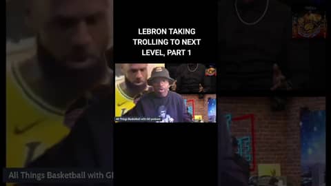 LEBRON TAKES TROLLING TO NEXT LEVEL, PT 1... #nba #basketball #lebronjames #stephenasmith #patmcafee