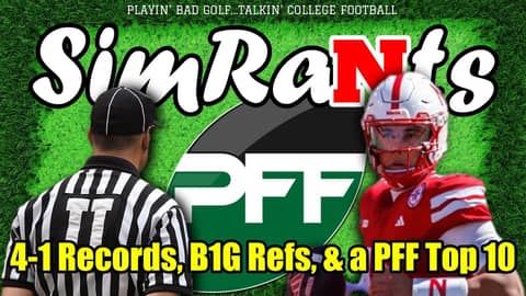 A 4-1 RECORD - B1G REFEREES - A PFF QB TOP 10 | A Golf Simulator Video A 4-1 RECORD - B1G REFEREES - A PFF QB TOP 10 | A Golf Simulator Video