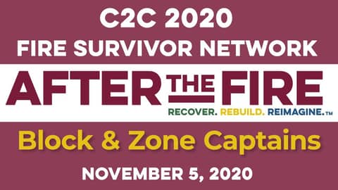 C2C 2020 November 5, 2020 CZU/Almeda Fires – Block & Zone Captains Ep.01