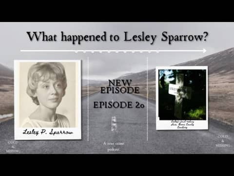 Cold and Missing: Lesley Sparrow