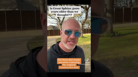 Is advanced human civilization much older than we currently know? #greatsphinx #ancientegypt