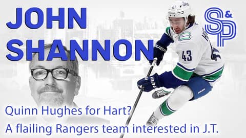 John Shannon: Quinn Hughes for Hart? Flailing Rangers team interested in JT Miller?