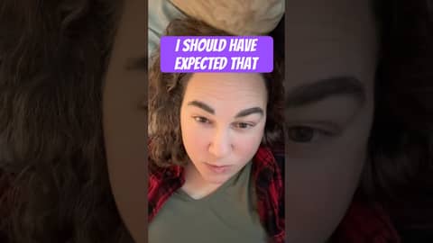 Unexpected but I should have expected it