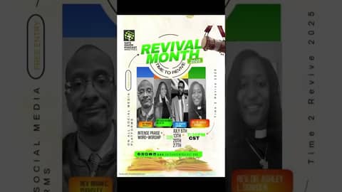 Safe Haven Podcast Presents Revival Month 2025: Time 2 Revive  www.safehavenpodcast.org
