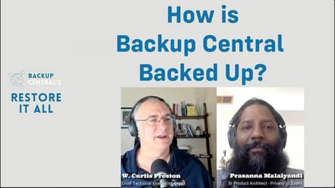 How do we back up Backup Central?