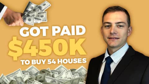 He Got Paid $450K To Buy 54 Houses Last Year!