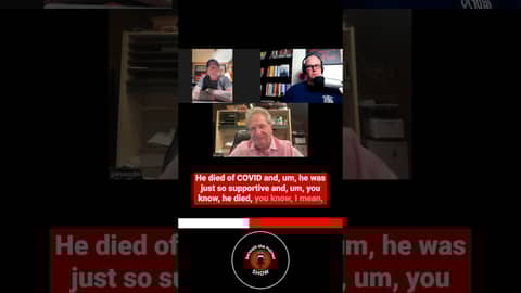 Glenn Usdin Recognizing one of his Friends, Mentor, and Fire Service Icon