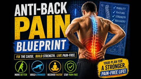 The Anti-Back Pain Blueprint: Fix the Root Cause & Build a Pain-Free Spine